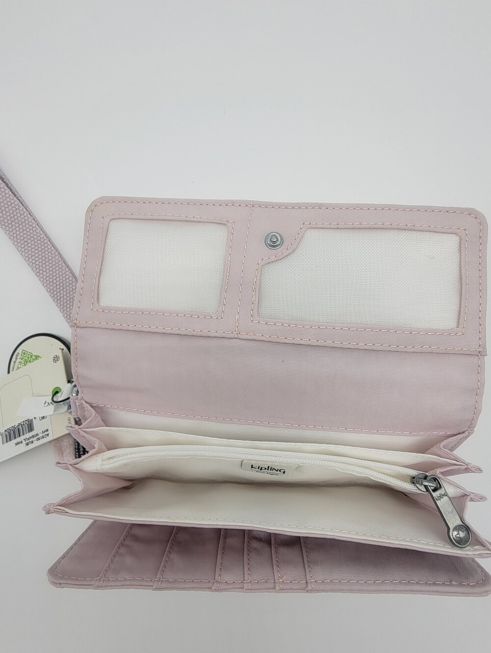 Kipling Pale Pink Mini Wallet/Wristlet - Picture 3 of 4